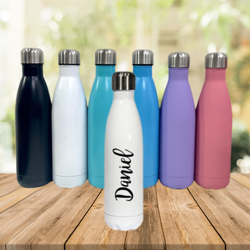 בקבוק באולינג מודפס כתב מחובר