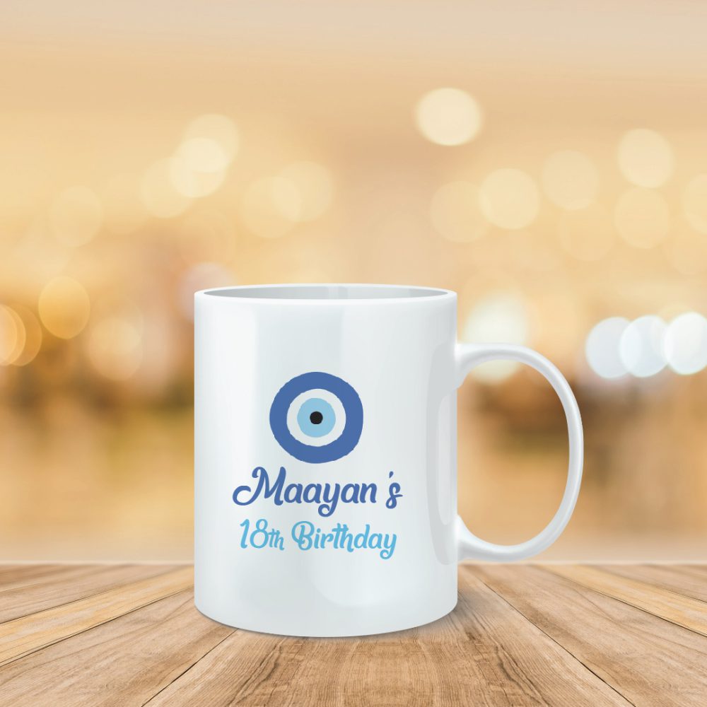 ספל מודפס עין הרע