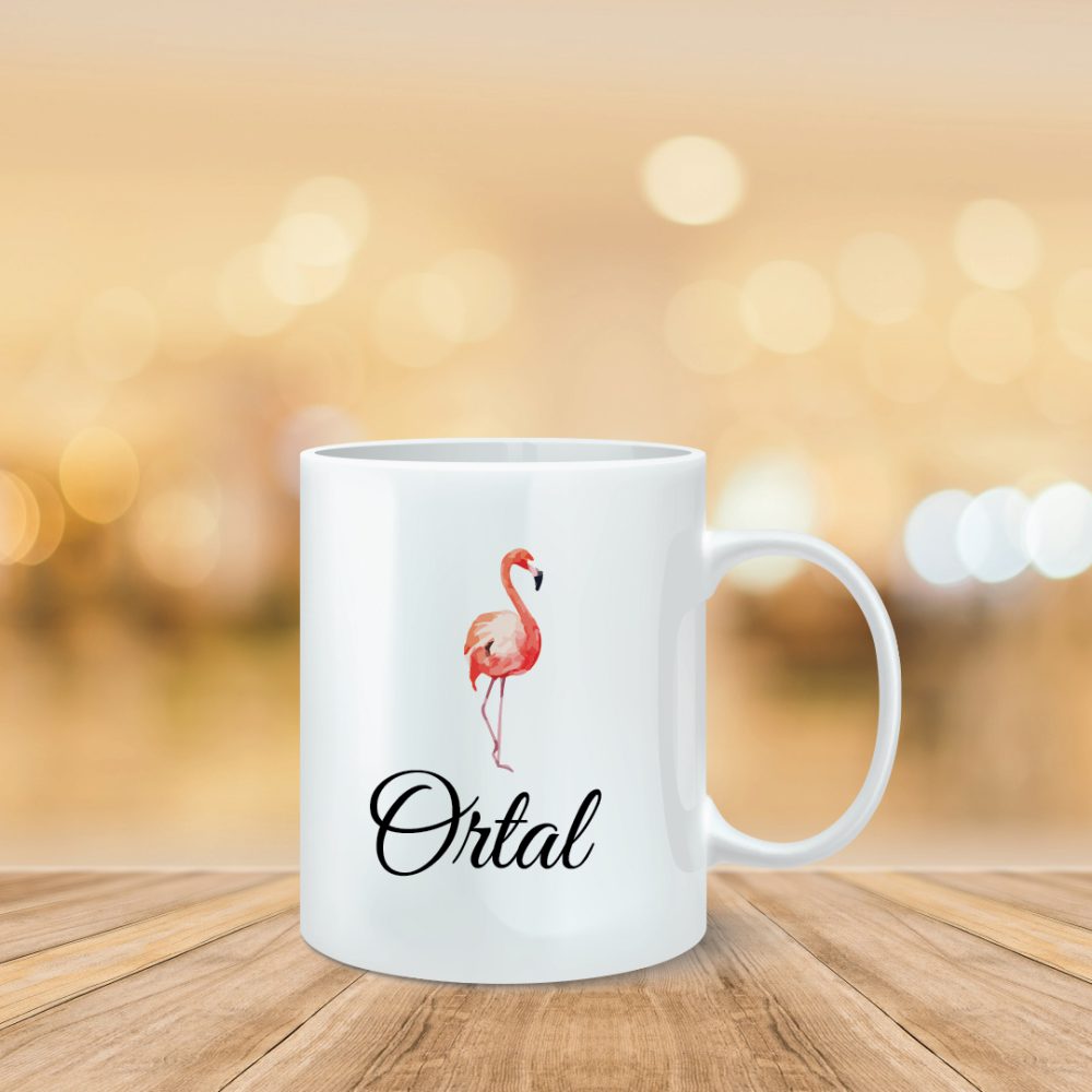 ספל מודפס פלמינגו