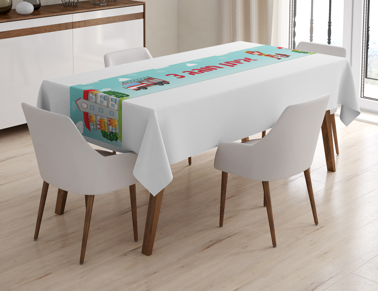 ראנר מודפס כבאים