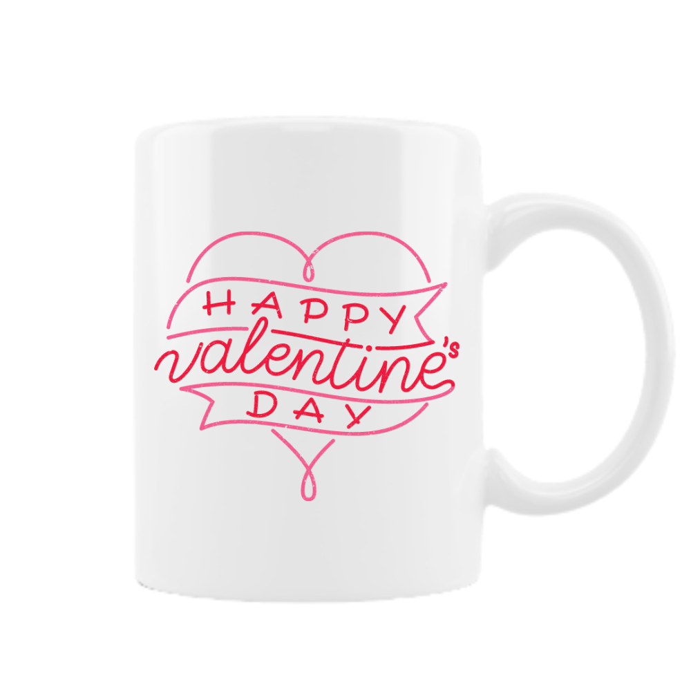 ספל מודפס Happy Valentine’s Day