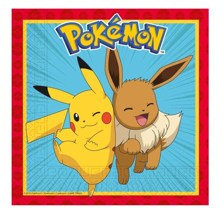 20 מפיות פוקימון