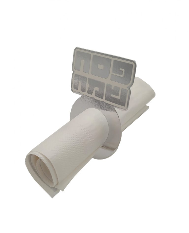 6 חבקי מפיות פסח שמח כסף