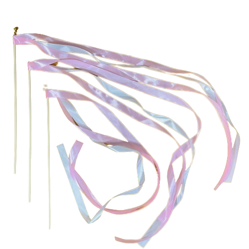 שלישיית מקלות צהלולים-ורוד בייבי