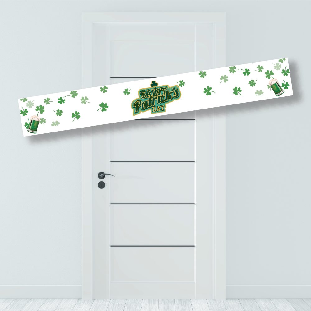 באנר לתלייה-סנט פטריק ירוק זהב