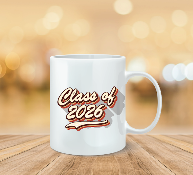 ספל מודפס Class of 2026