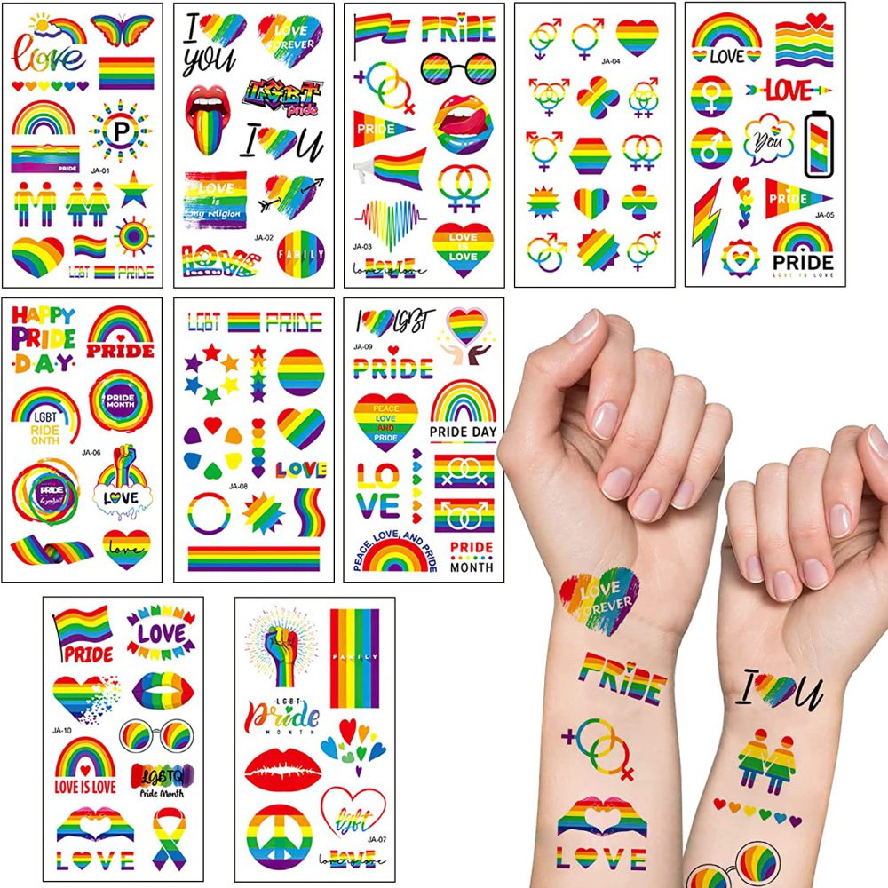 2 דפי קעקועי גאווה