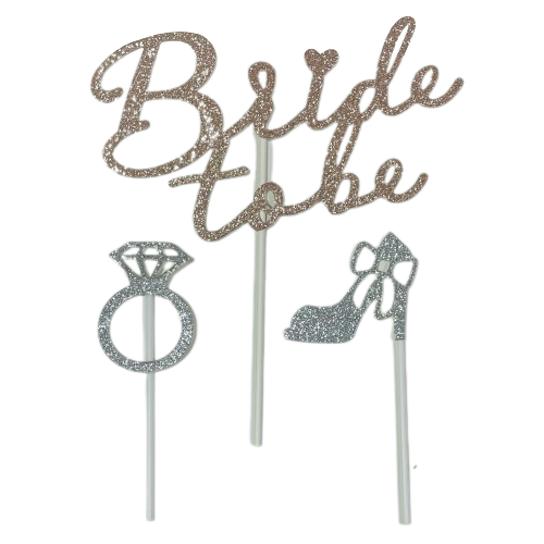 סט 3 טופרים Bride to be