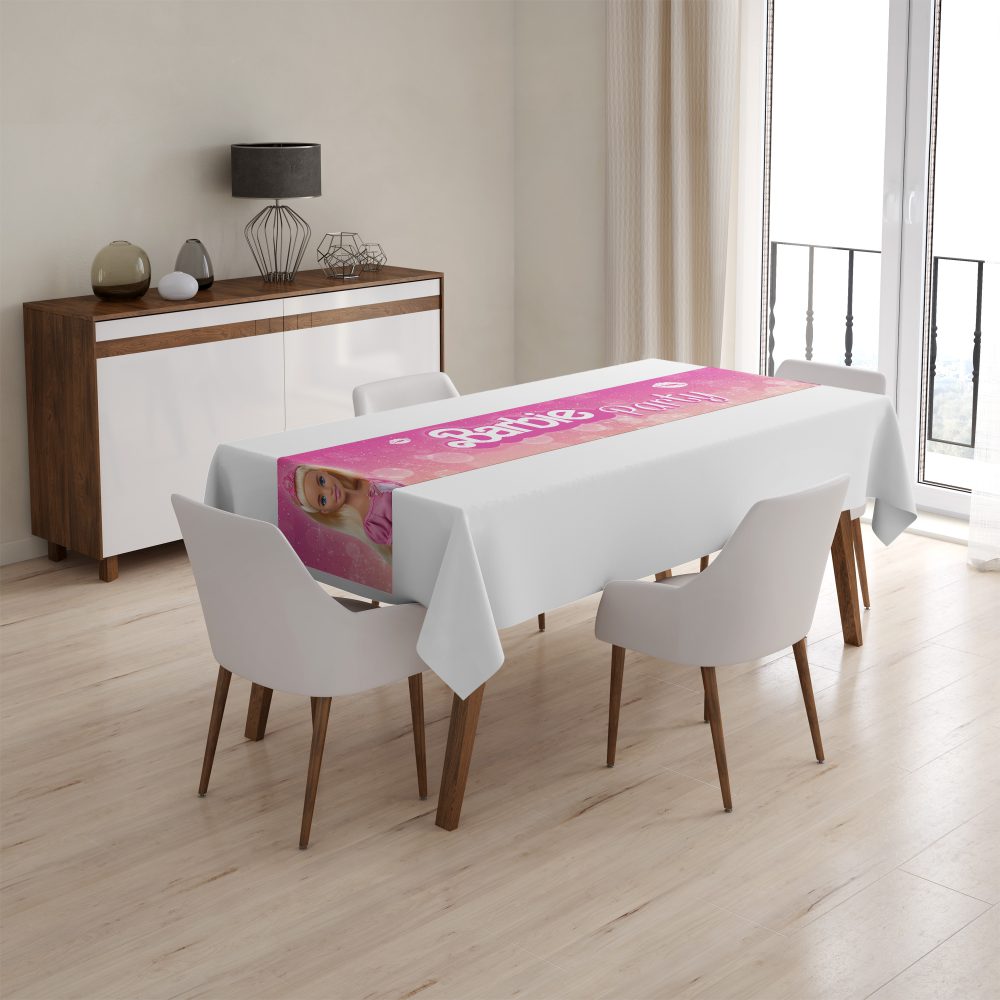 ראנר מודפס מסיבת ברבי