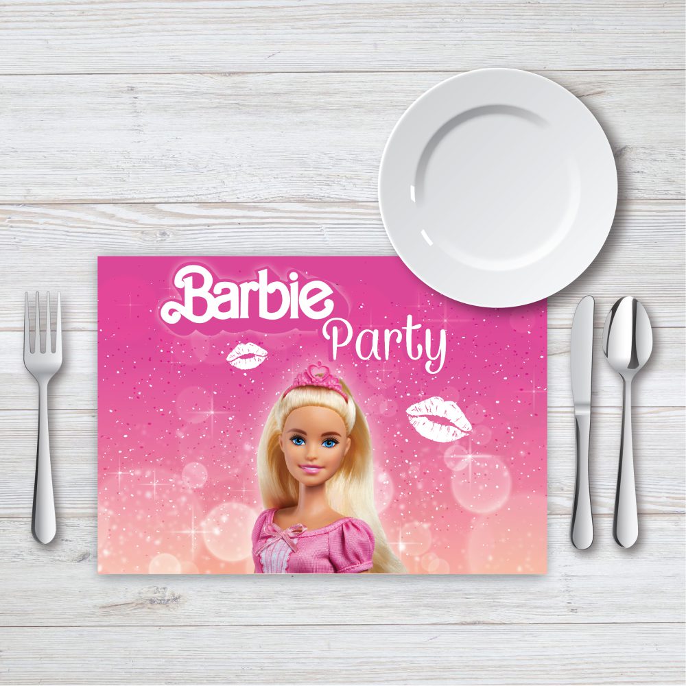 פלייסמנט מעוצב מסיבת ברבי