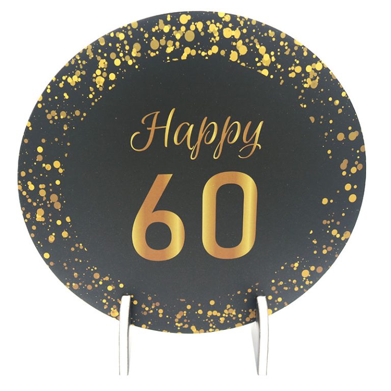 מרכז שולחן 30 ס”מ יום הולדת 60