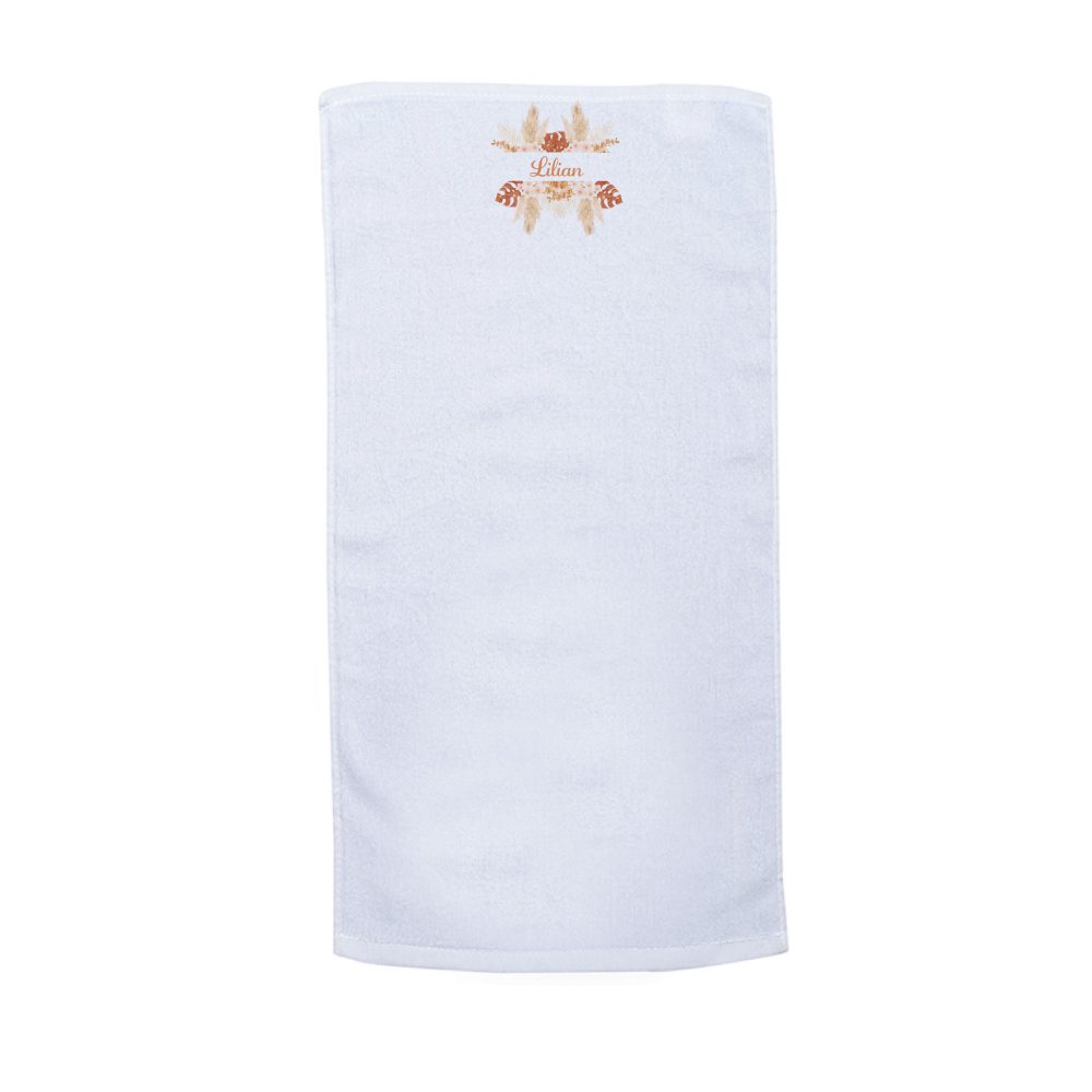 מגבת מודפסת-עלים אורבני