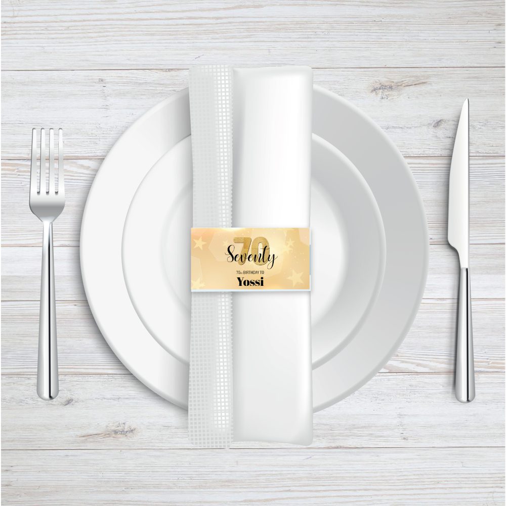 6 יח’ חבקי מפיות יום הולדת 70 כוכבים