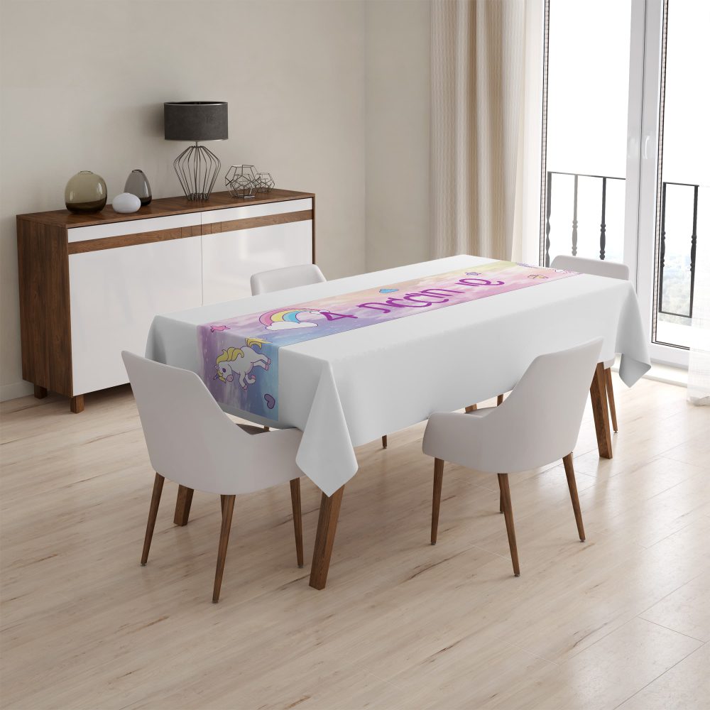 ראנר מודפס חד קרן | עיצוב 1