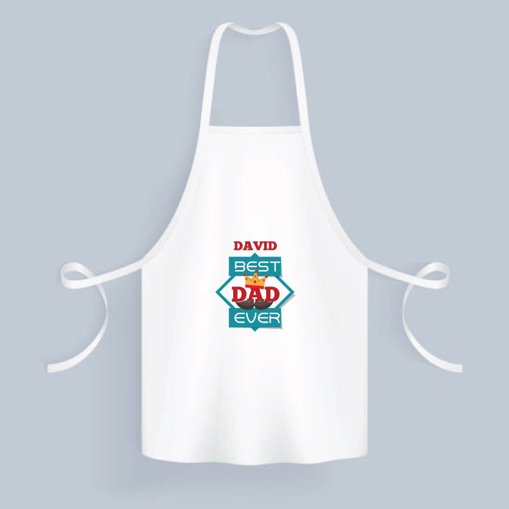 סינר בד במיתוג אישי | Best dad ever