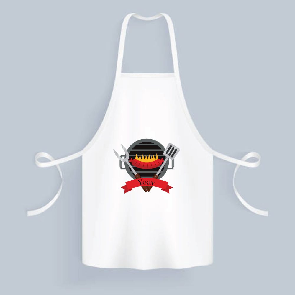 סינר בד במיתוג אישי | מלך המנגל