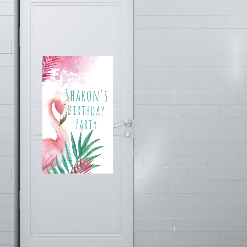 שלט כניסה ממותג | פלמינגו