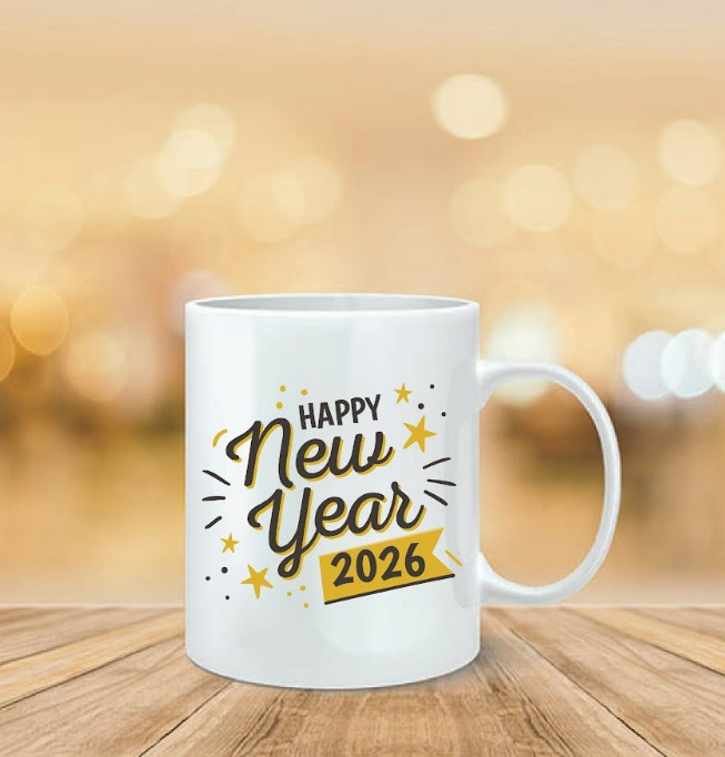 ספל מודפס סילבסטר 2026 זיקוקים