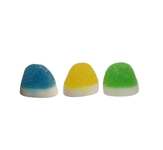 גומי כובעים צבעוני מסוכר | 0.5 קילו