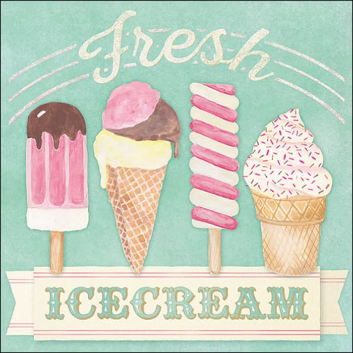 20 מפיות | גלידות פסטל