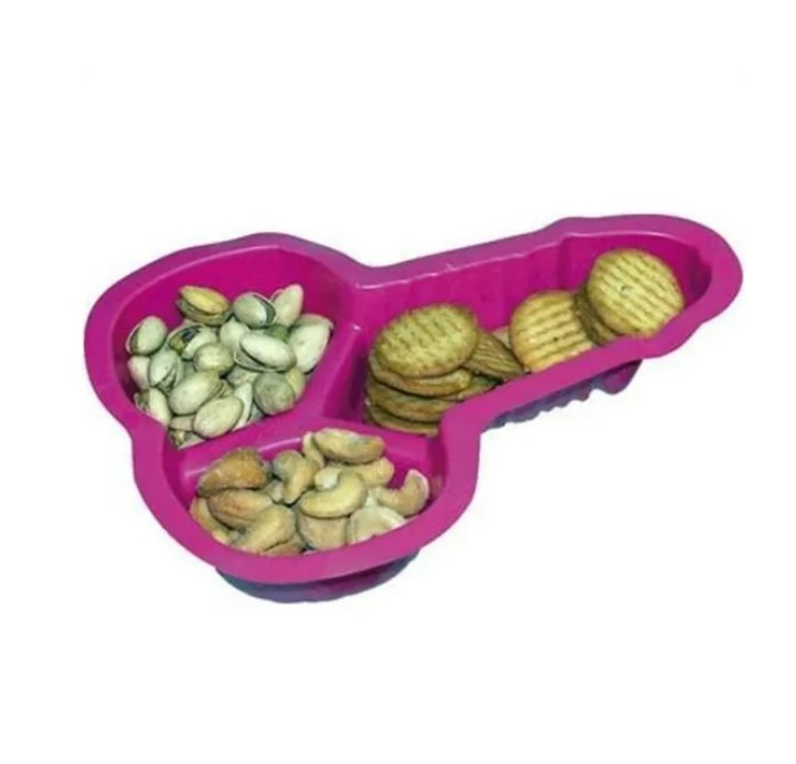 זוג קערות בולבול ורודות להגשה