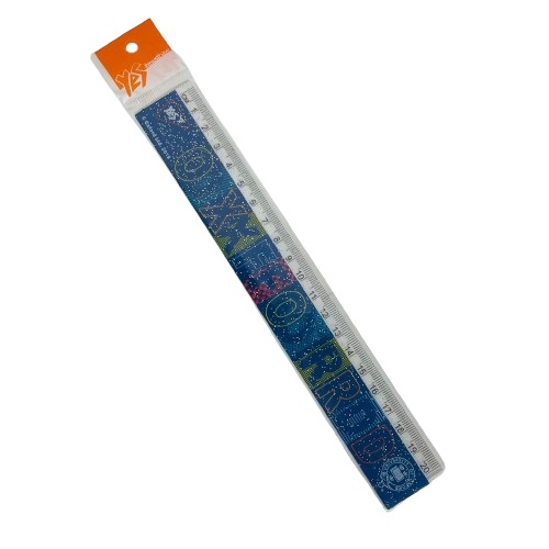 מארז 10 סרגל נצנצים צבעוני