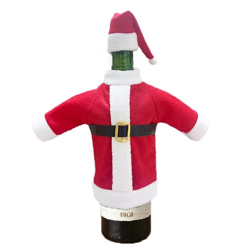 כיסוי לבקבוק יין חליפת סנטה