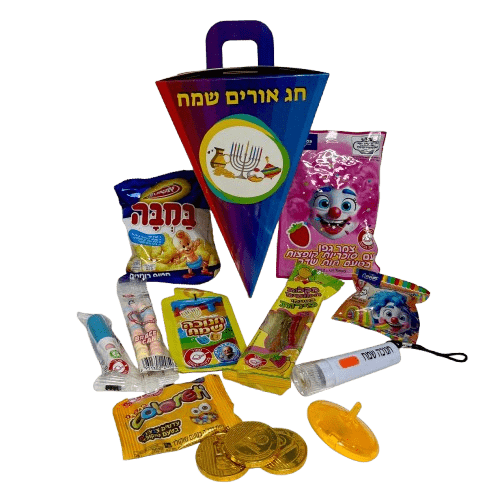 מארז מתוק לחנוכה | סביבון צבעוני