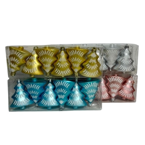 מארז 6 עצים לקישוט עץ אשוח