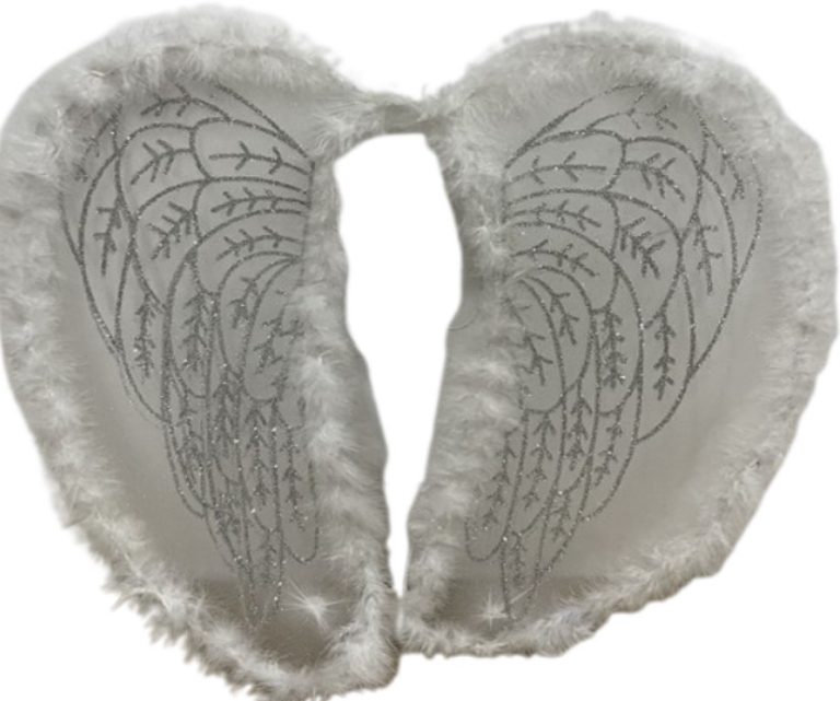 כנפיים לבנות למלאכית 60 ס”מ