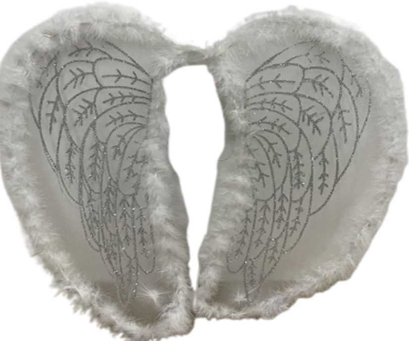 כנפיים לבנות למלאכית 60 ס”מ