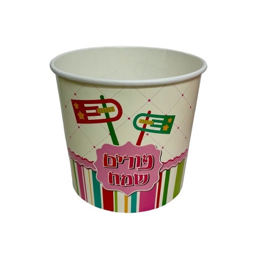 דלי פופקורן פורים שמח ברקוד