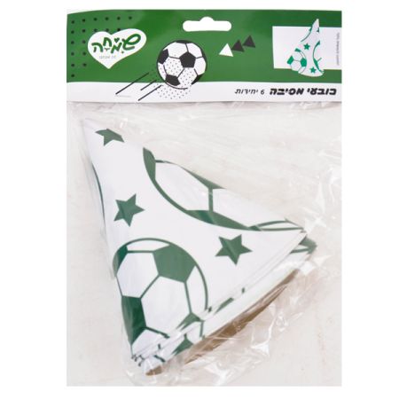 6 כובעי מסיבה ירוק עולה