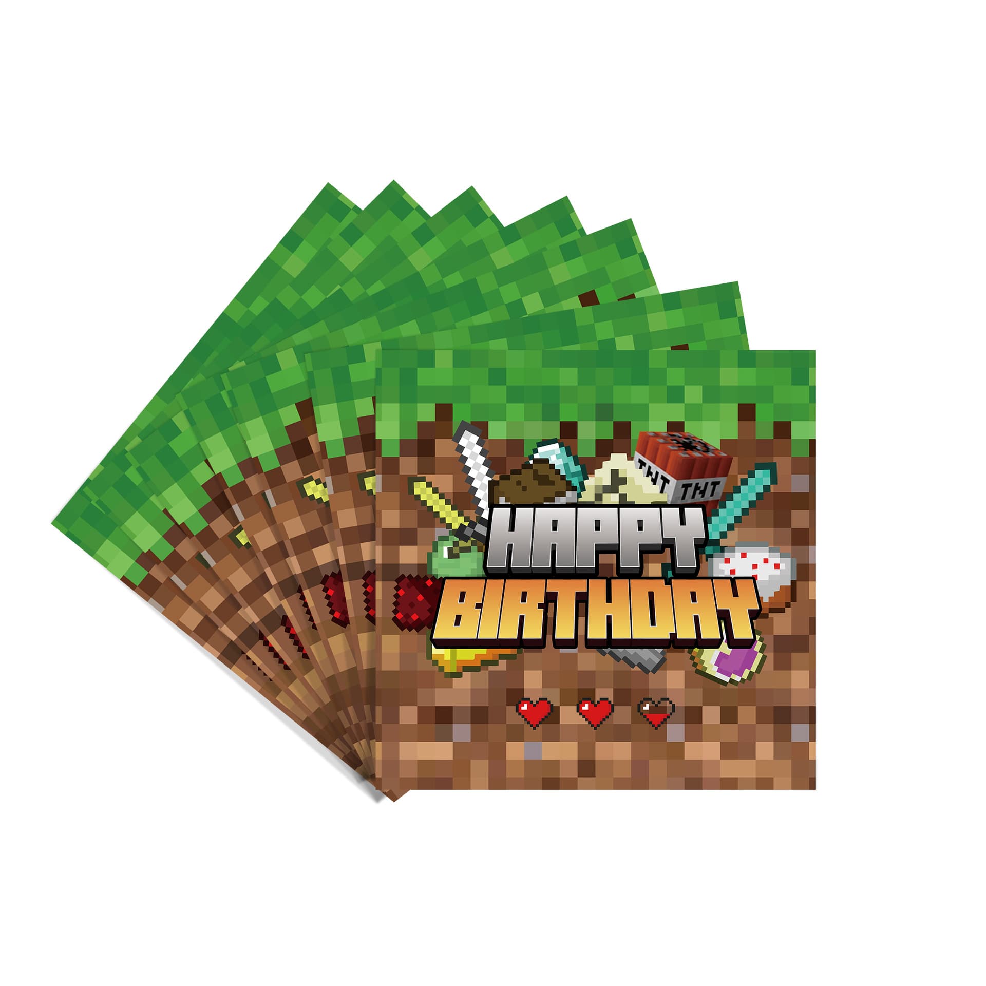 20 מפיות מיינקראפט פיקסל