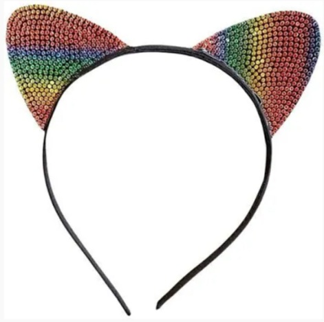 קשת חתול אבנים צבעונית