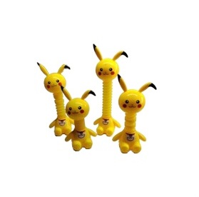 6 יצורים צהובים עם צוואר ארוך נמתח