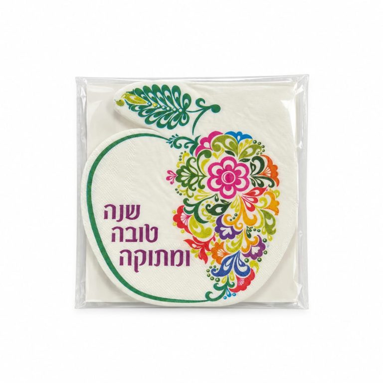 20 מפיות שנה טובה עיטורים צבעוניים