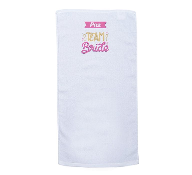 מגבת מודפסת דגם 17 team bride