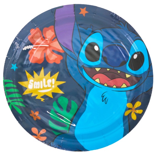 8 צלחות גדולות סטיץ’ צבעוני