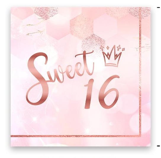 20 מפיות Sweet 16