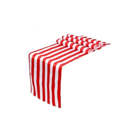 ראנר פסים אדום לבן קרקס