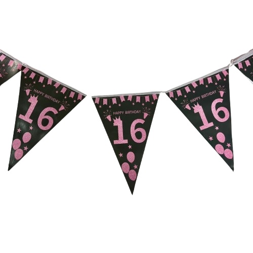 שרשרת דגלים Sweet 16