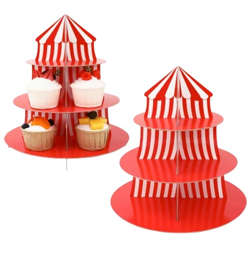 מעמד 3 קומות קאפקייקס קרקס