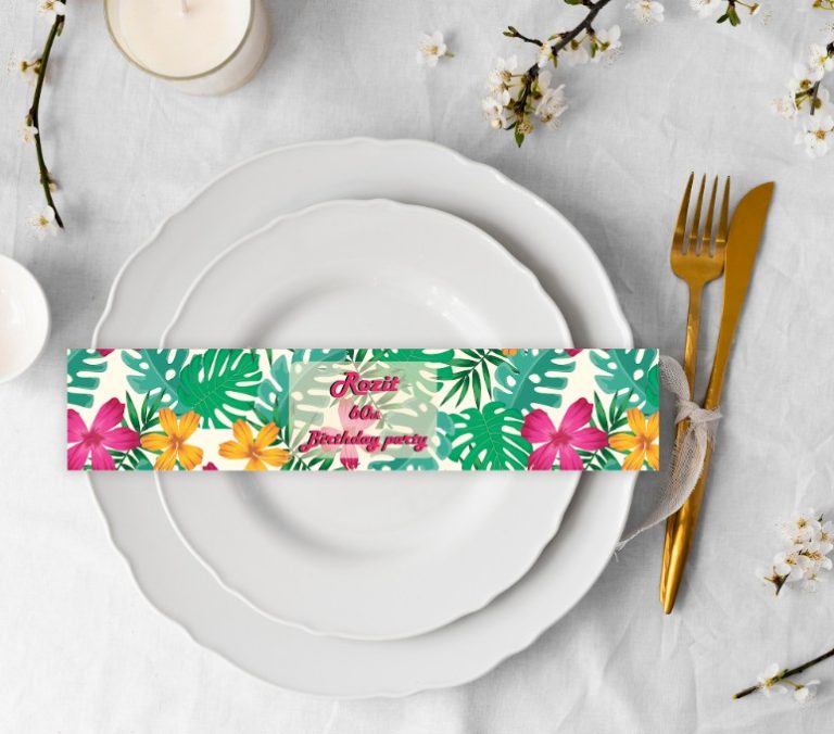 12 חבקי צלחות ממותגים | טרופי צבעוני