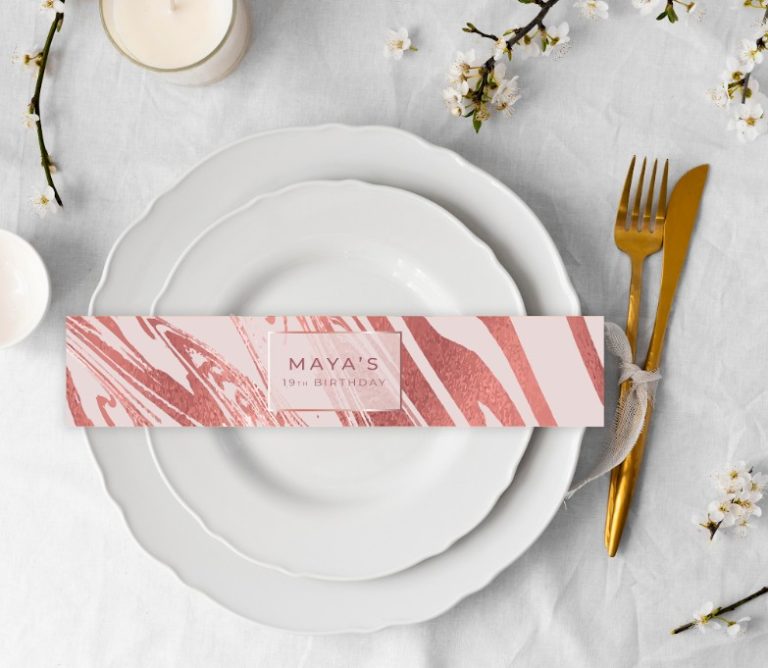 12 חבקי צלחות ממותגים | רוז גולד שיש