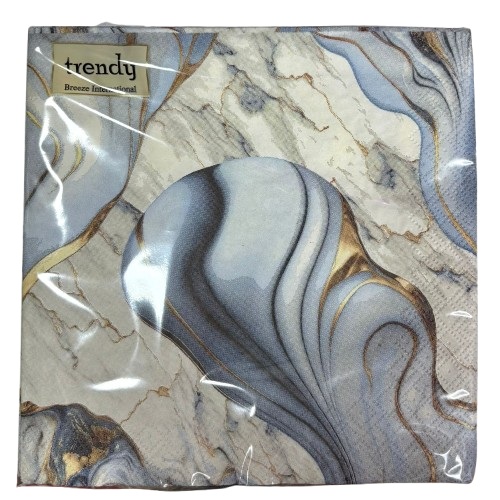 20 מפיות שיש תכלת זהב