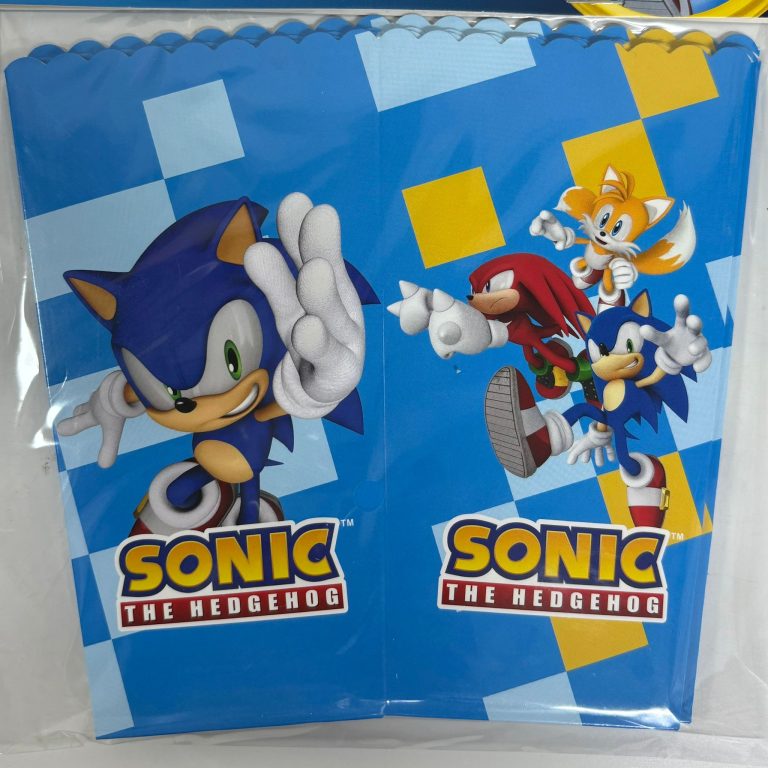 4 קופסאות פופקורן סוניק