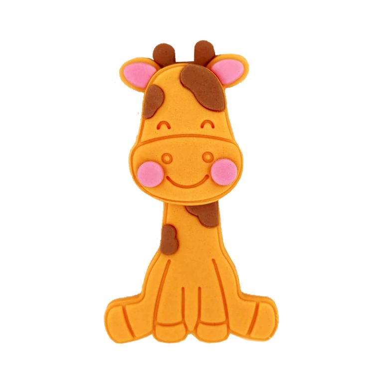 קישוט בצק סוכר בצורת ג’ירפה