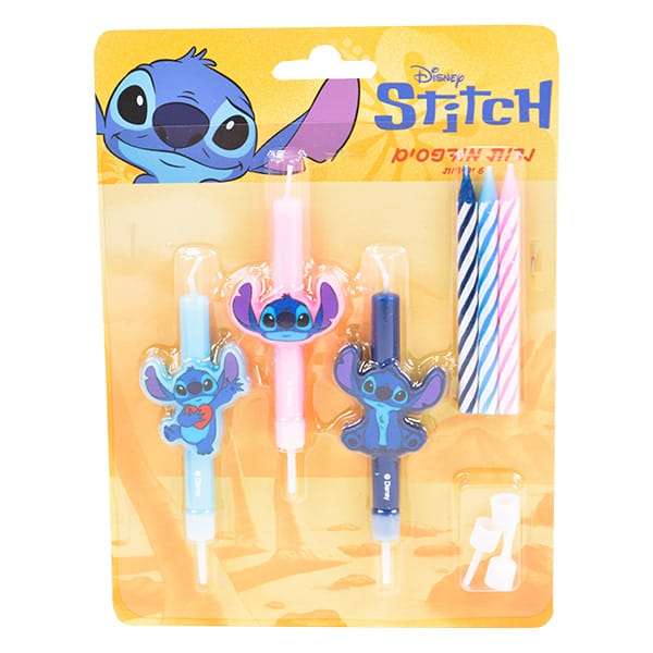 6 נרות צורניים סטיץ’