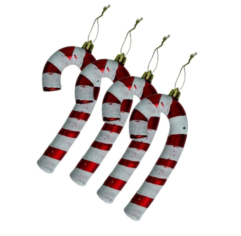 רביעיית סוכריות גדולות לקישוט או לעץ